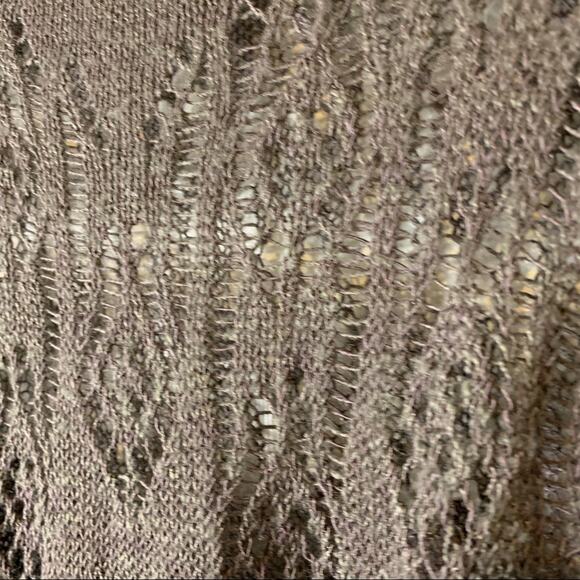 Moth by Anthropologie “Of The Ages” Open Lace Knit Dolman Short Sleeve Sweater - Picture 6 of 8